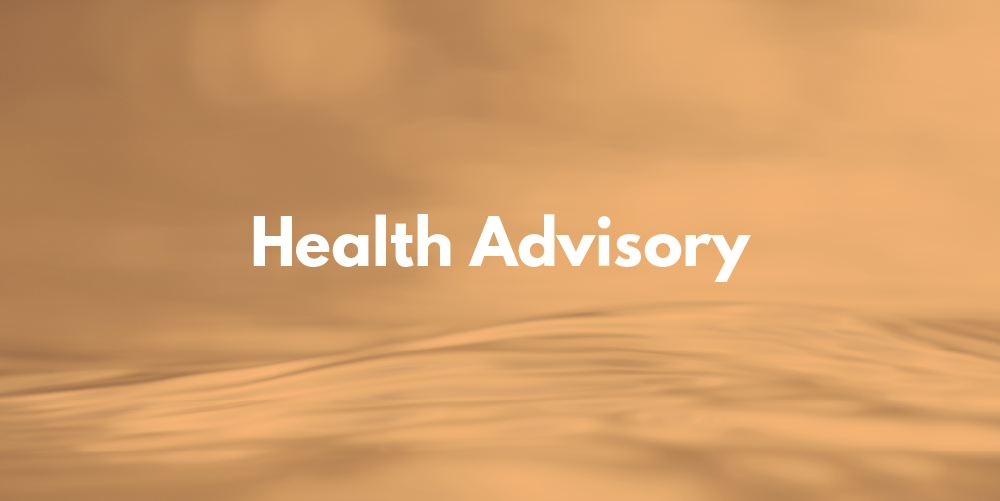 Image reading "Health Advisory"